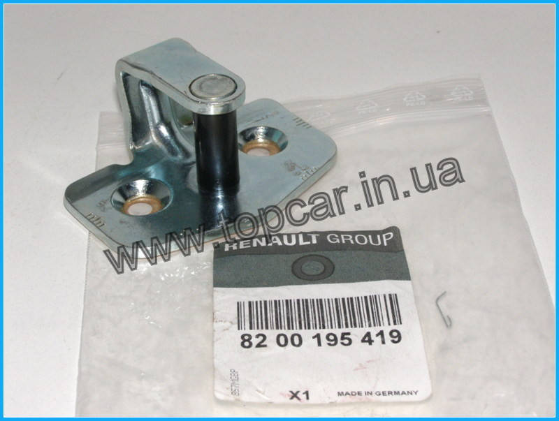 

Скоба замка сдвижных дверей Renault Trafic II 01- ОРИГИНАЛ 8200195419