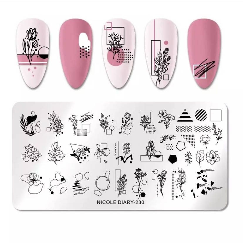 

Пластина для стемпинга nikole diary 230 без конверта