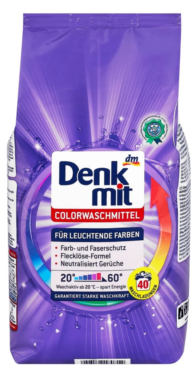 

Порошок для стирки Denkmit colorwaschmittel 2,7 кг, 40wl