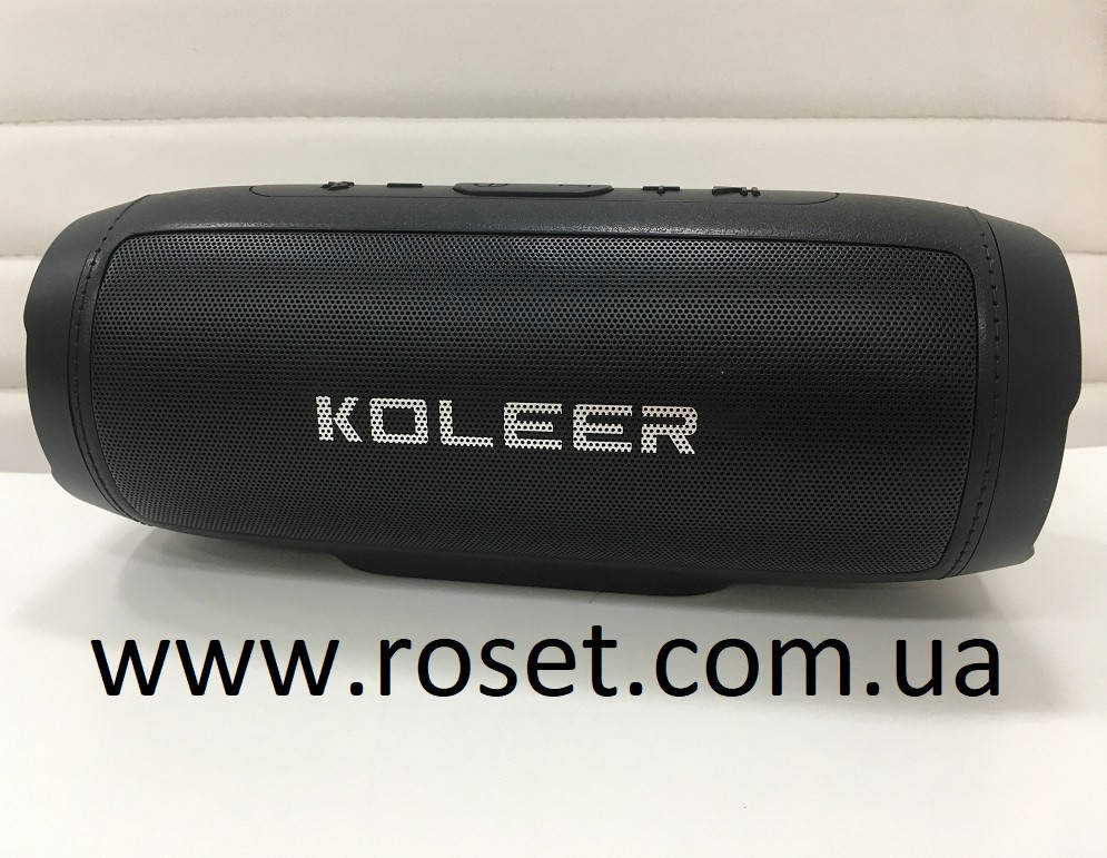 

Беспроводная портативная Bluetooth колонка Koleer S1000 (цвет золото)