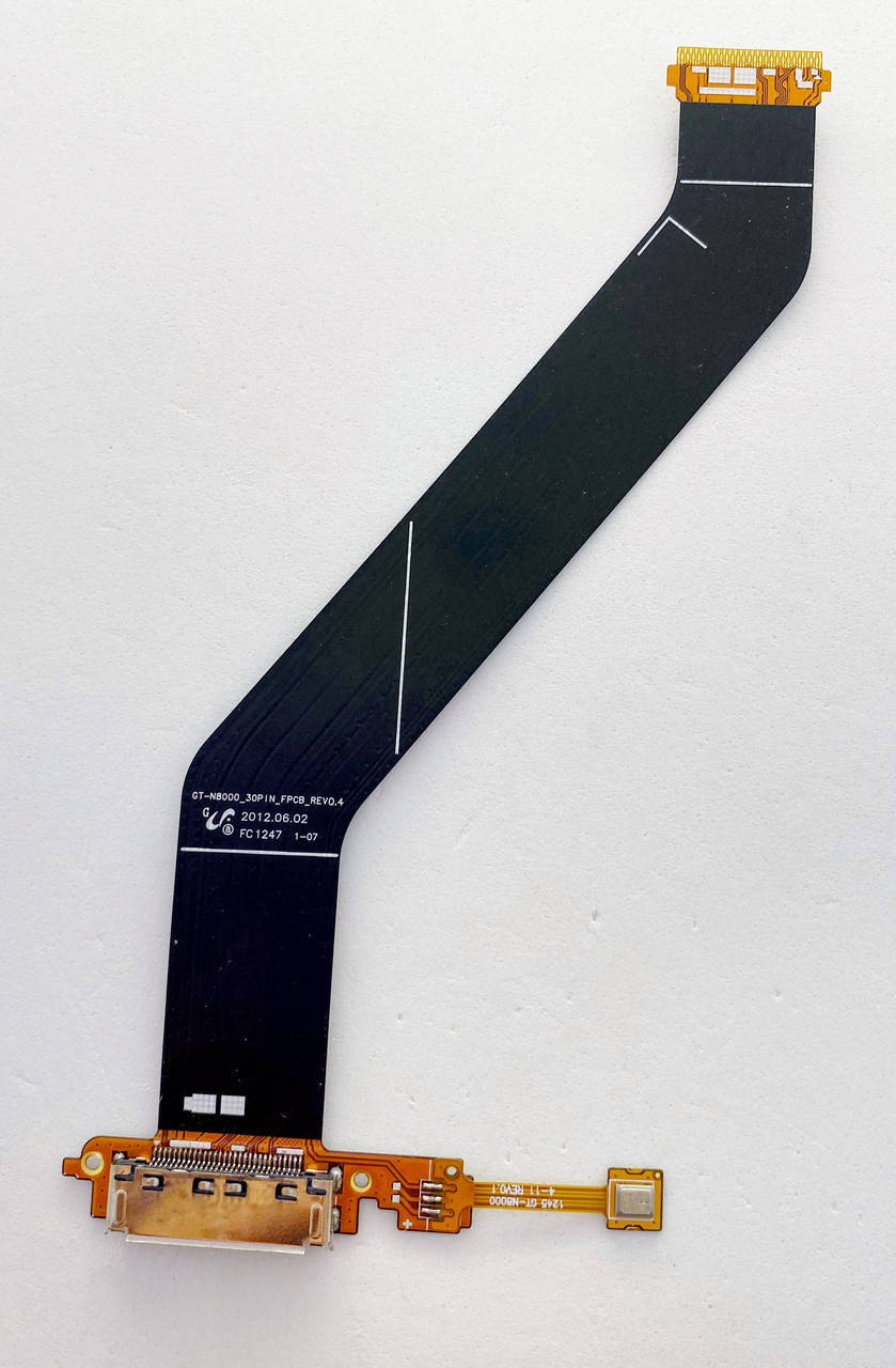 

Шлейф для Samsung N8000 Galaxy Note, с разъемом зарядки, с микрофоном