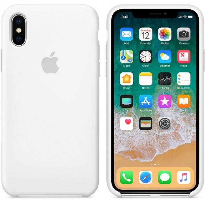 

Чехол Silicon iPhone Xs Max - "Белый №9"