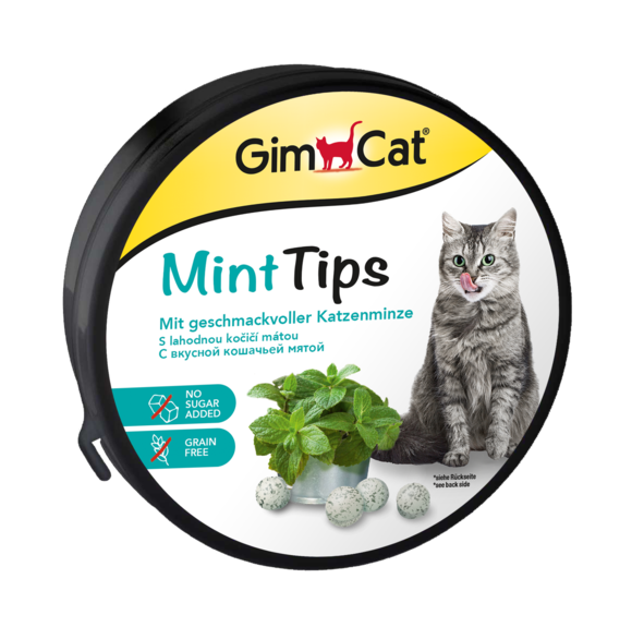 

GimCat MintTips 200 г (330шт) витамины для кошек с кошачьей мятой