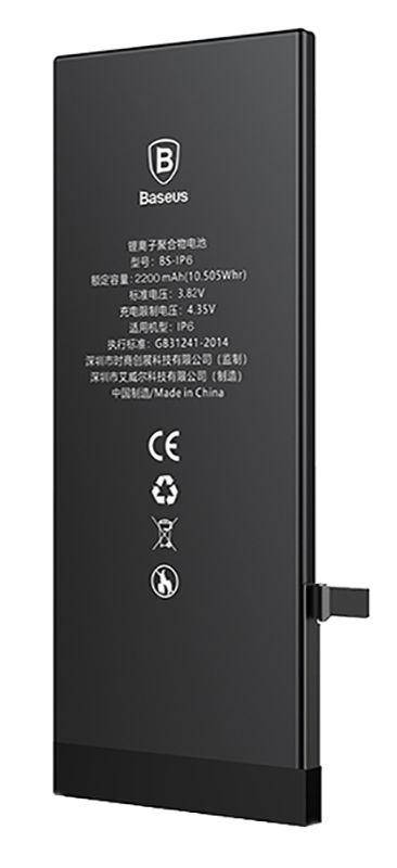 

Усиленный аккумулятор Apple iPhone 6 (2200 mAh) Baseus