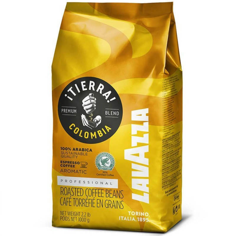 

Кофе в зернах Lavazza Tierra Colombia 1кг. Лавацца Оригинал, Италия