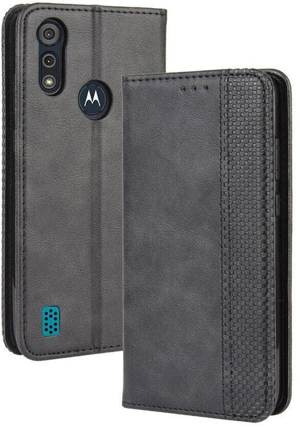 

Чехол книжка RetroLine Motorola E6s Черный