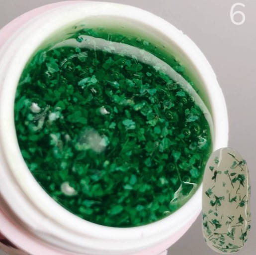 

Saga Flower Fairy Gel гель с сухоцветами №06, Коричневый