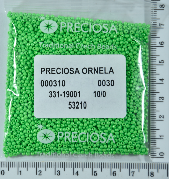 

Бисер PRECIOSA №10/0 натурал №53210 пакет 50 грамм уп=1пакет