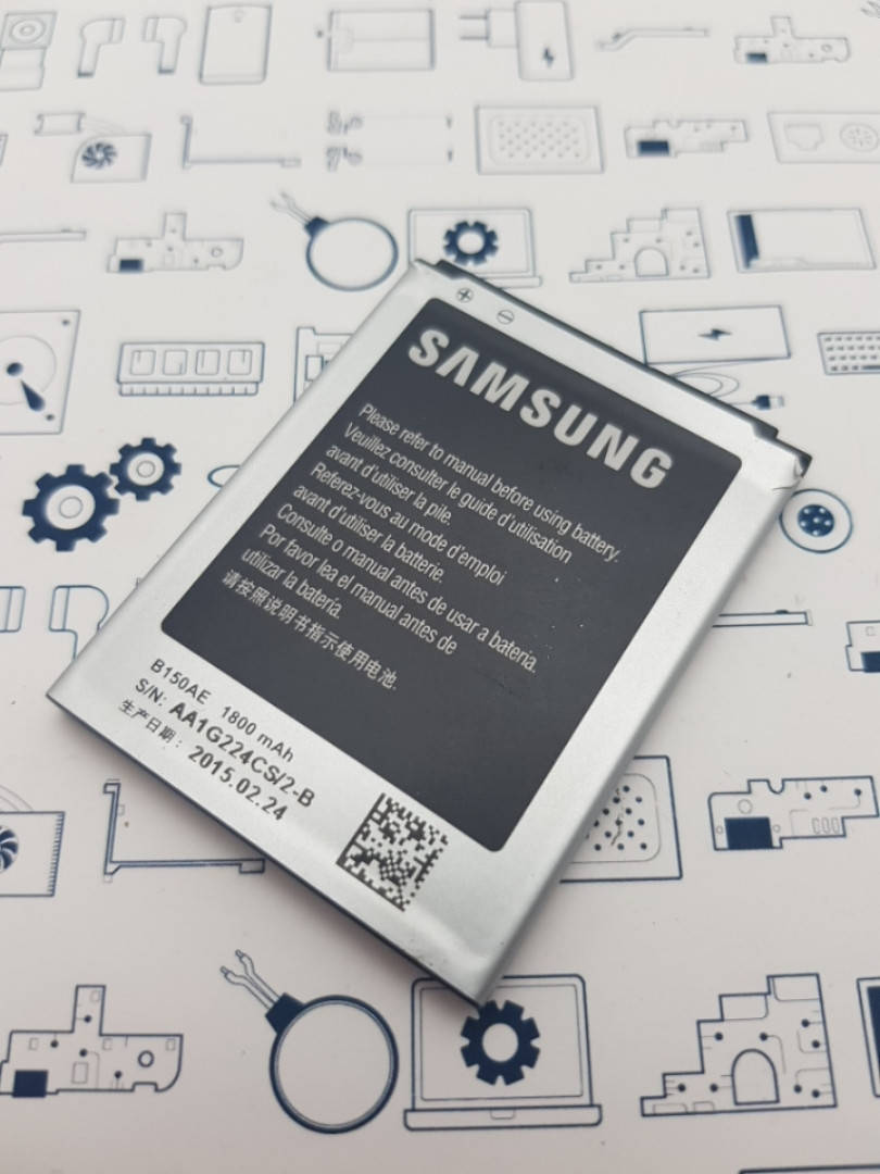 

Батарея B150AE Samsung G350E Сервисный оригинал с разборки (износ до 10%)