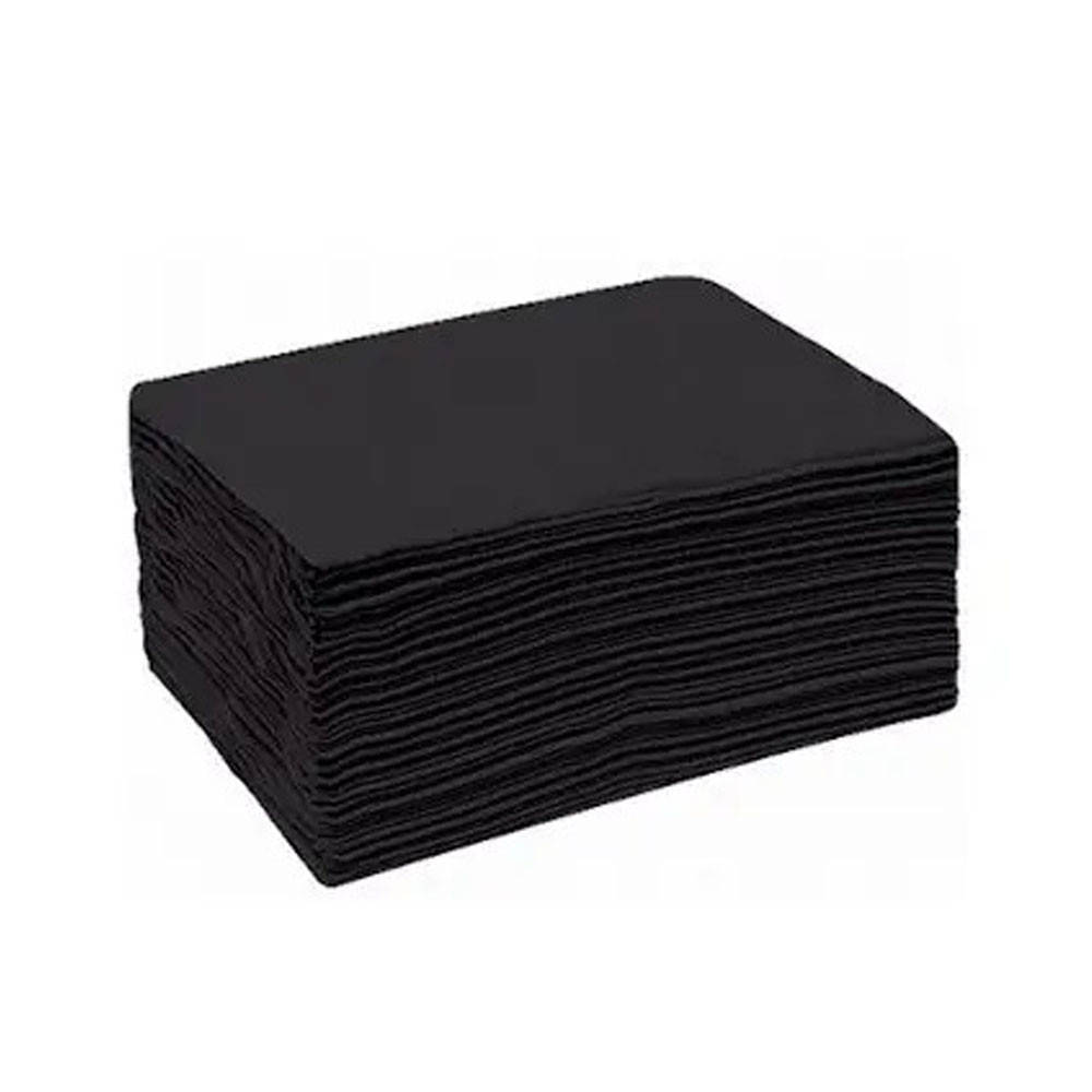 

Полотенца слож. чёрные 40/70 50 шт гладкие Etto, Черный