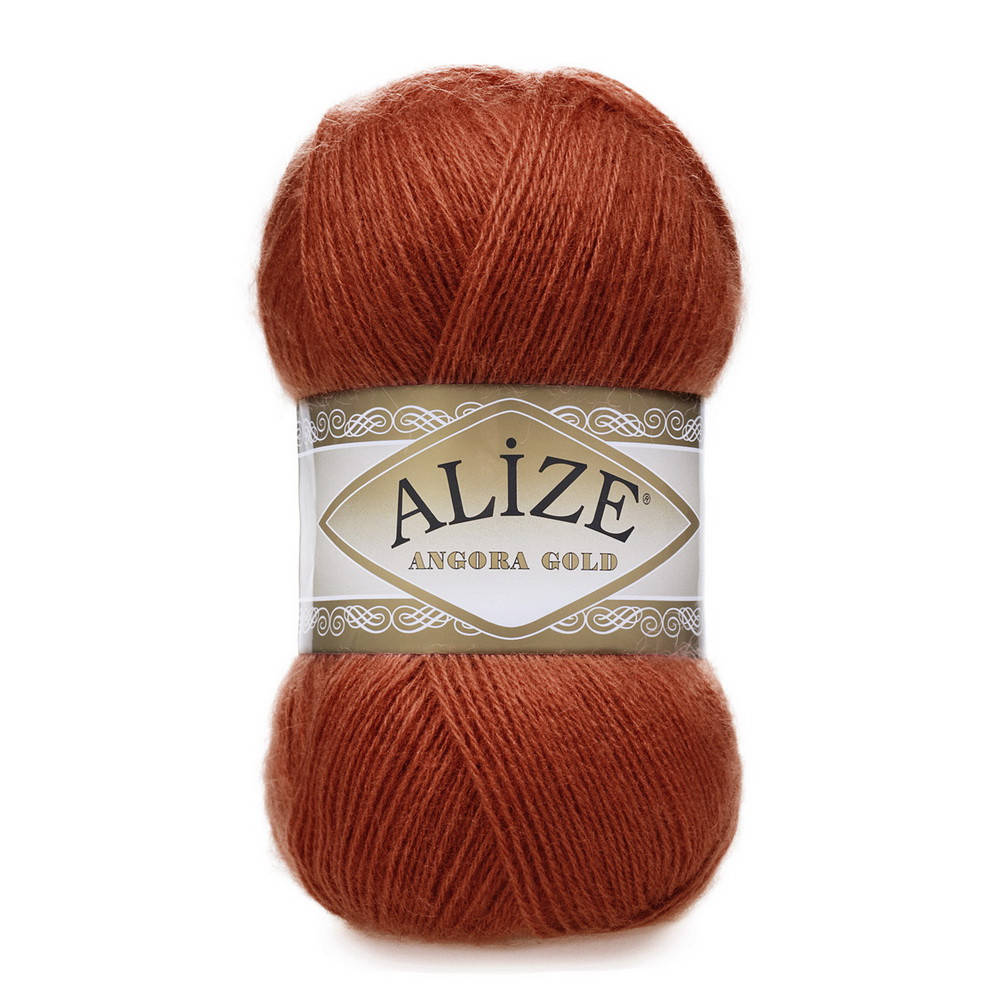 

36 Пряжа Alize Angora Gold терракот