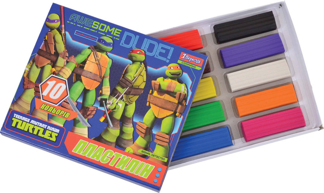 

Пластилін 10кол. "Ninja Turtles" 1Вересня