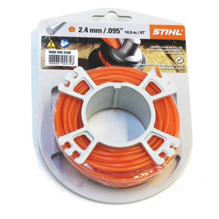 

Леска триммерная Stihl 2,4 мм х 15 м, круглая