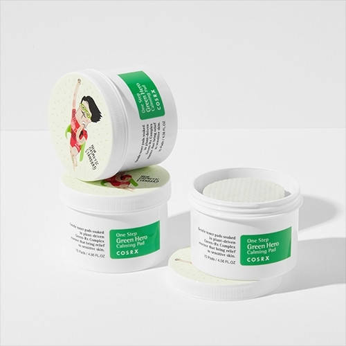 

Пилинг пады для чувствительной кожи Cosrx One Step Green Hero Calming Pad 70 шт