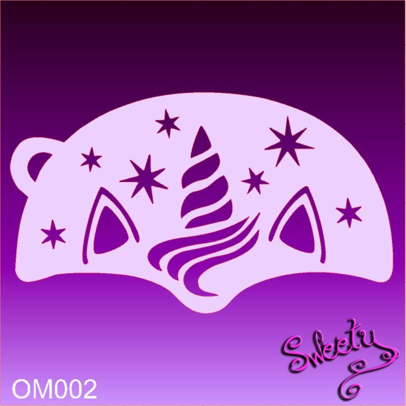 

Трафарет для аквагрима многоразовые, Stencils by Sweety