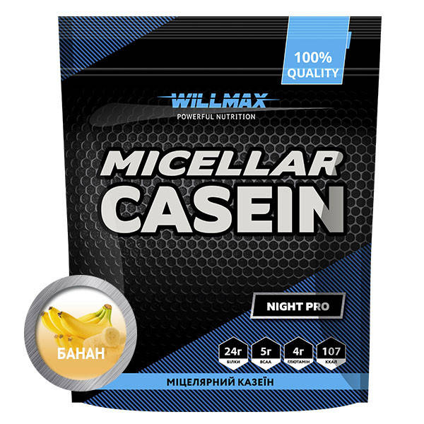 

Протеїн Willmax Micellar Casein 80% 900 g