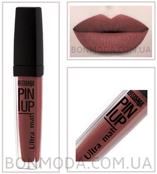 

Матовая жидкая помада Luxvisage Ultra Matt PIN UP № 33 "Rosewood"