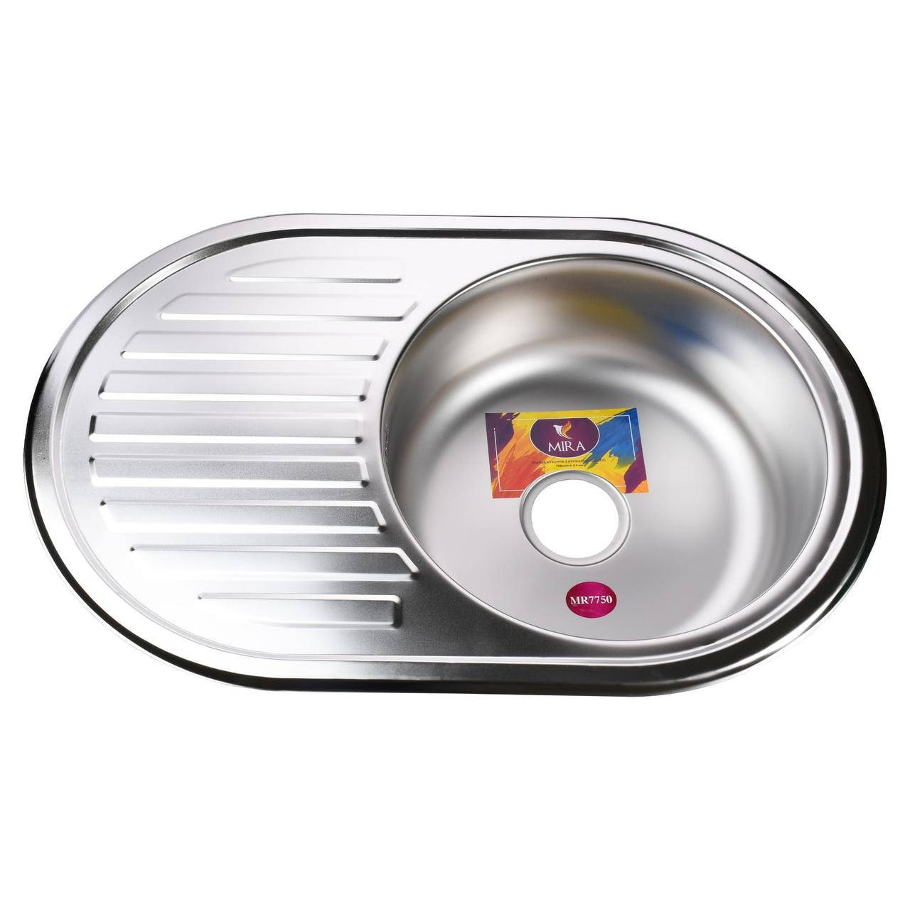 

Мойка кухонная Mira MR 7750 E Satin 06