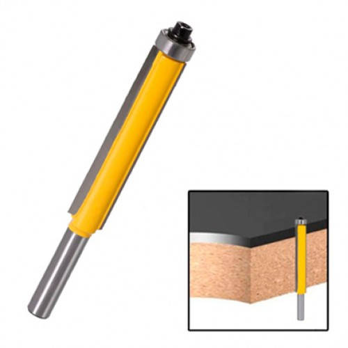 

Фреза кромочная прямая с подшипником 76.2мм, хвостовик 8мм для ручного фрезера, 105698