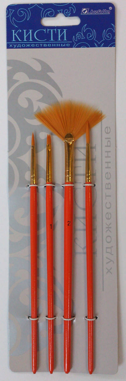 

Набор кистей нейлоновых 1965-4 4шт