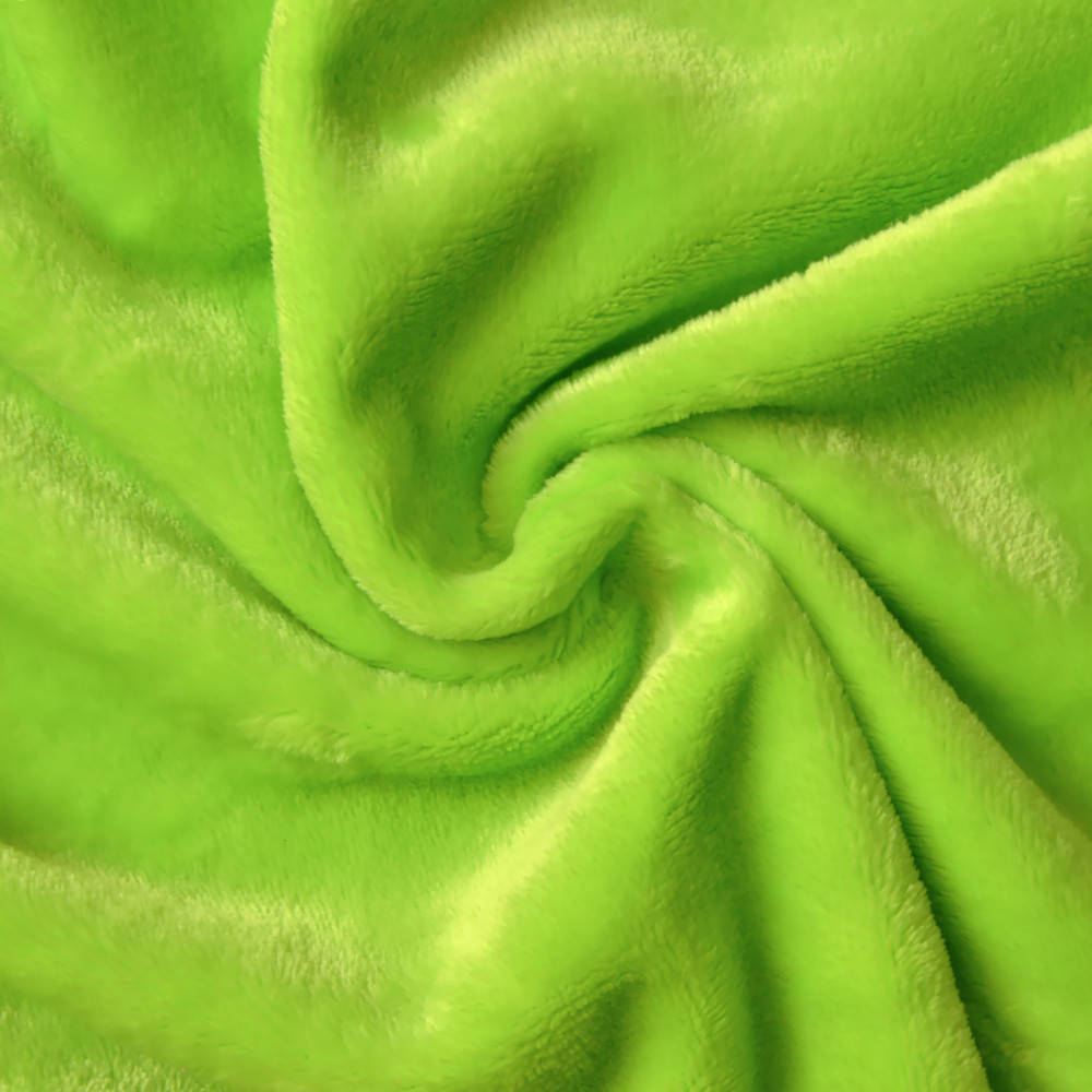 

Ткань махровая Велсофт неон салат