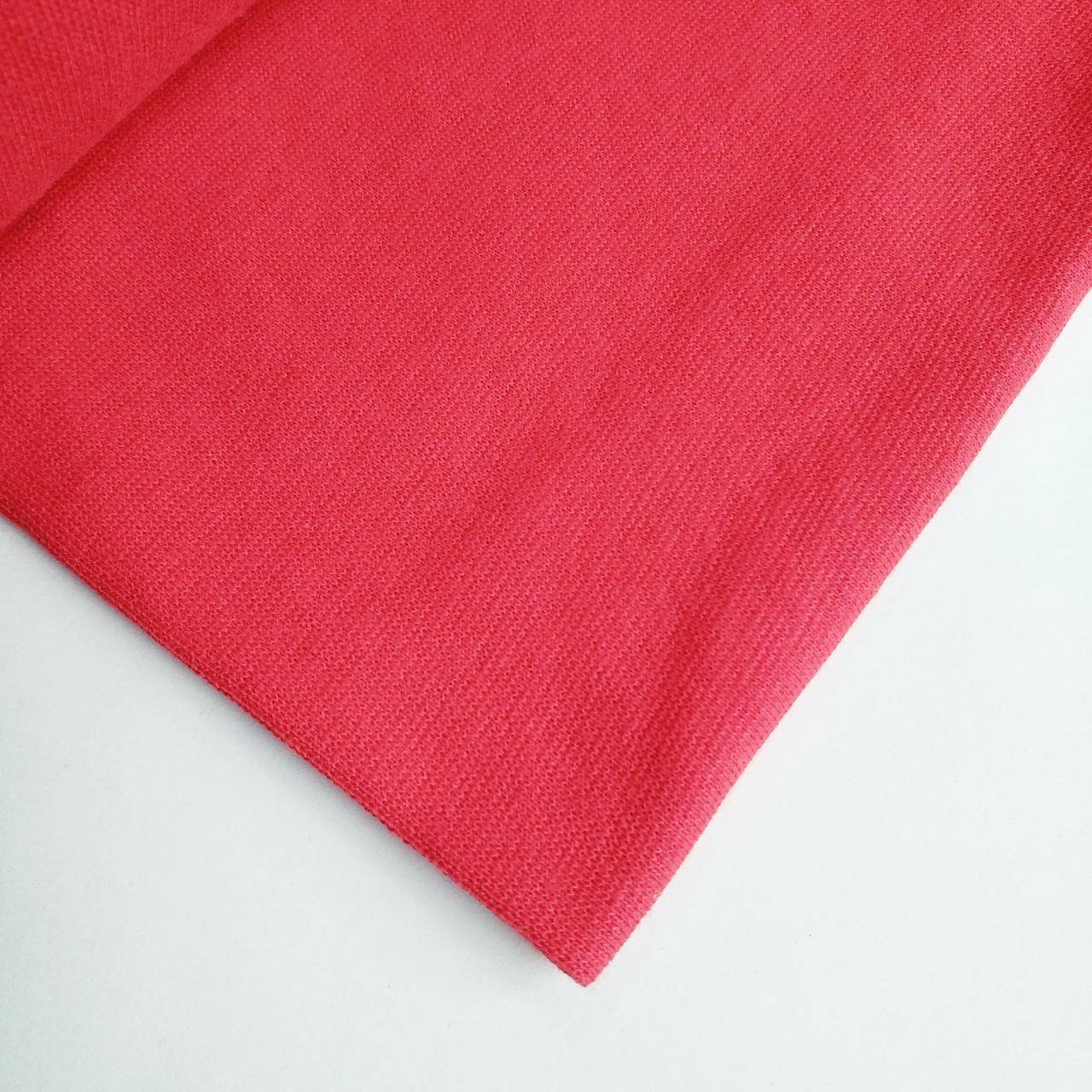 

Трикотаж рибана Красная, ширина 160см., Красный