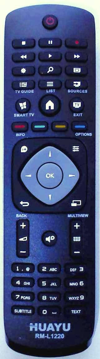 

Пульт дистанционного управления HUAYU PHILIPS RM-L1220 [UNIVERSAL]