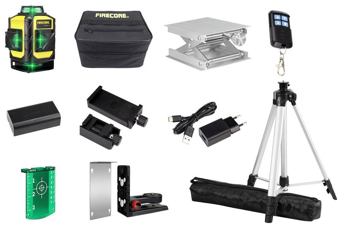 

Лазерный уровень Firecore 4D F304T-XG комплект №2