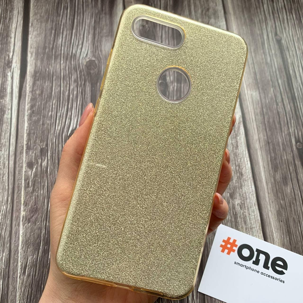

Чехол для Xiaomi Mi8 Lite с блестками женский блестящий чехол на телефон сяоми ми8 лайт золотой GLT