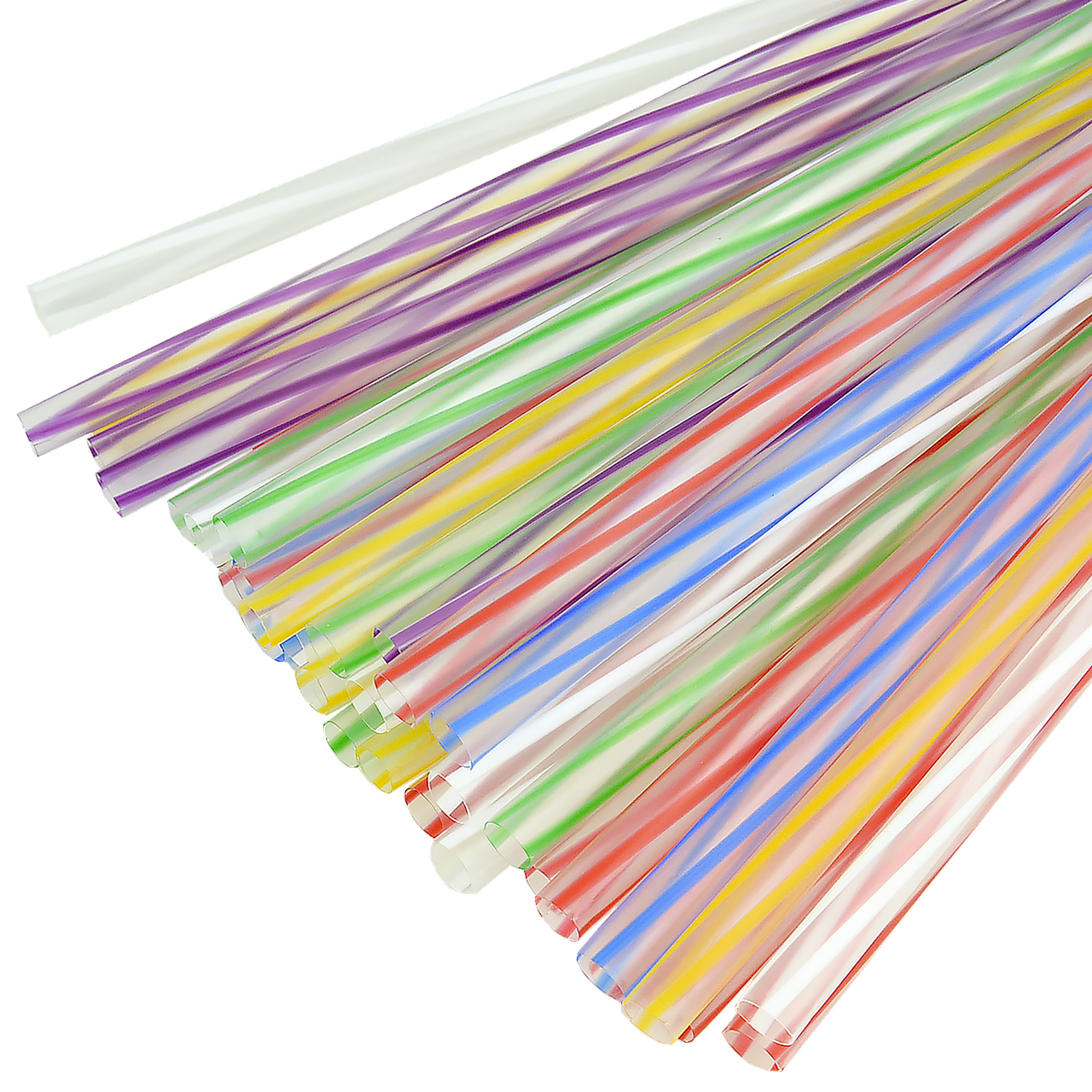 

Трубочка Фреш 3D Микс 6,8мм 25см 500шт, Разные цвета