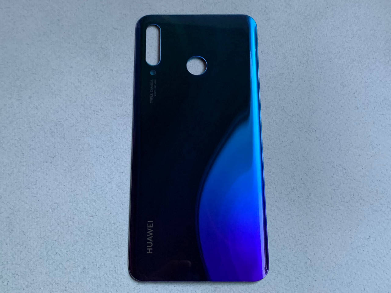 

Huawei P30 Lite Blue синяя задняя крышка, стекло, на замену, Синий