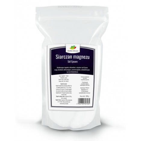 

Английская соль сульфат магния соль Эпсома Epsom 1кг SZ