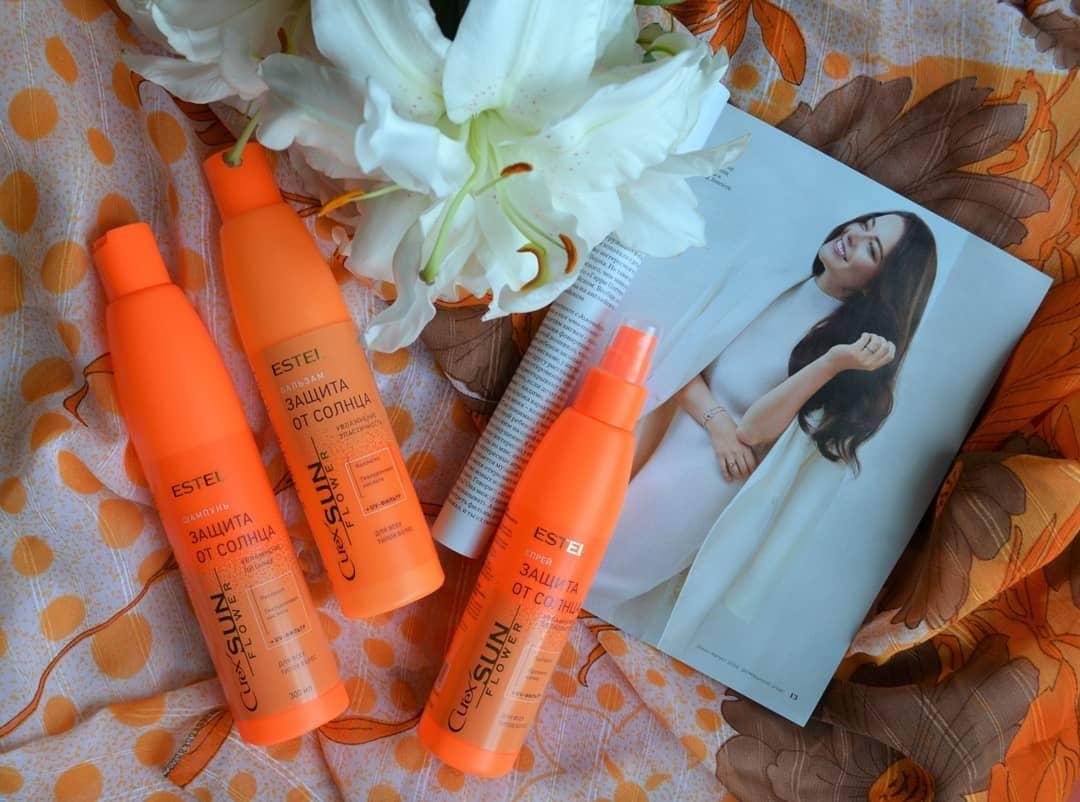 

Бальзам для волос солнцезащитный Estel Curex Sun Flower Эстель Курекс Увлажнение и питание 250мл,