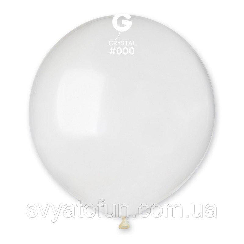 

Латексный воздушный шарик 19" пастель 00 прозрачный 1шт Gemar