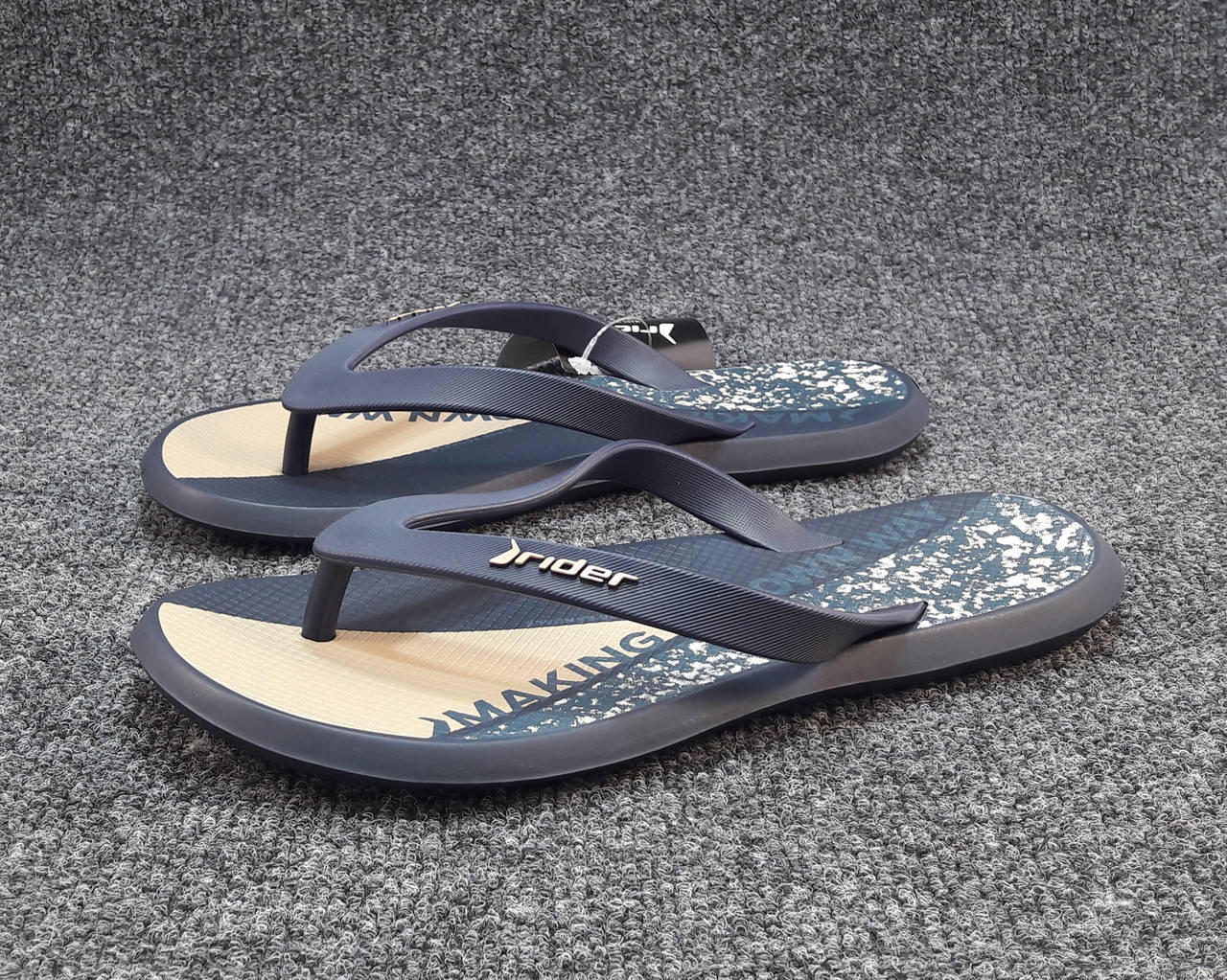 

Вьетнамки Rider сине-бежевые унисекс (р.37,41)