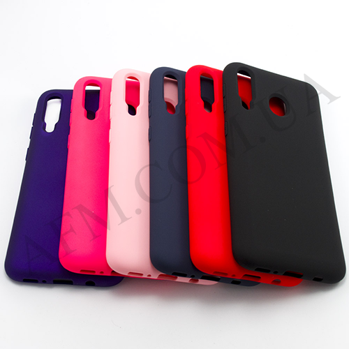 

Накладка Silicone Case orig (чехол- бампер) Samsung M305 M30 малиновый*, Малиновый