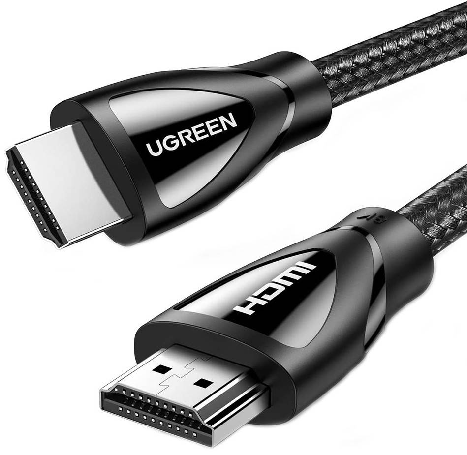

Кабель Ugreen 8K HDMI-HDMI, 1 м v2.1 ( 80401 ) HD140, Черный