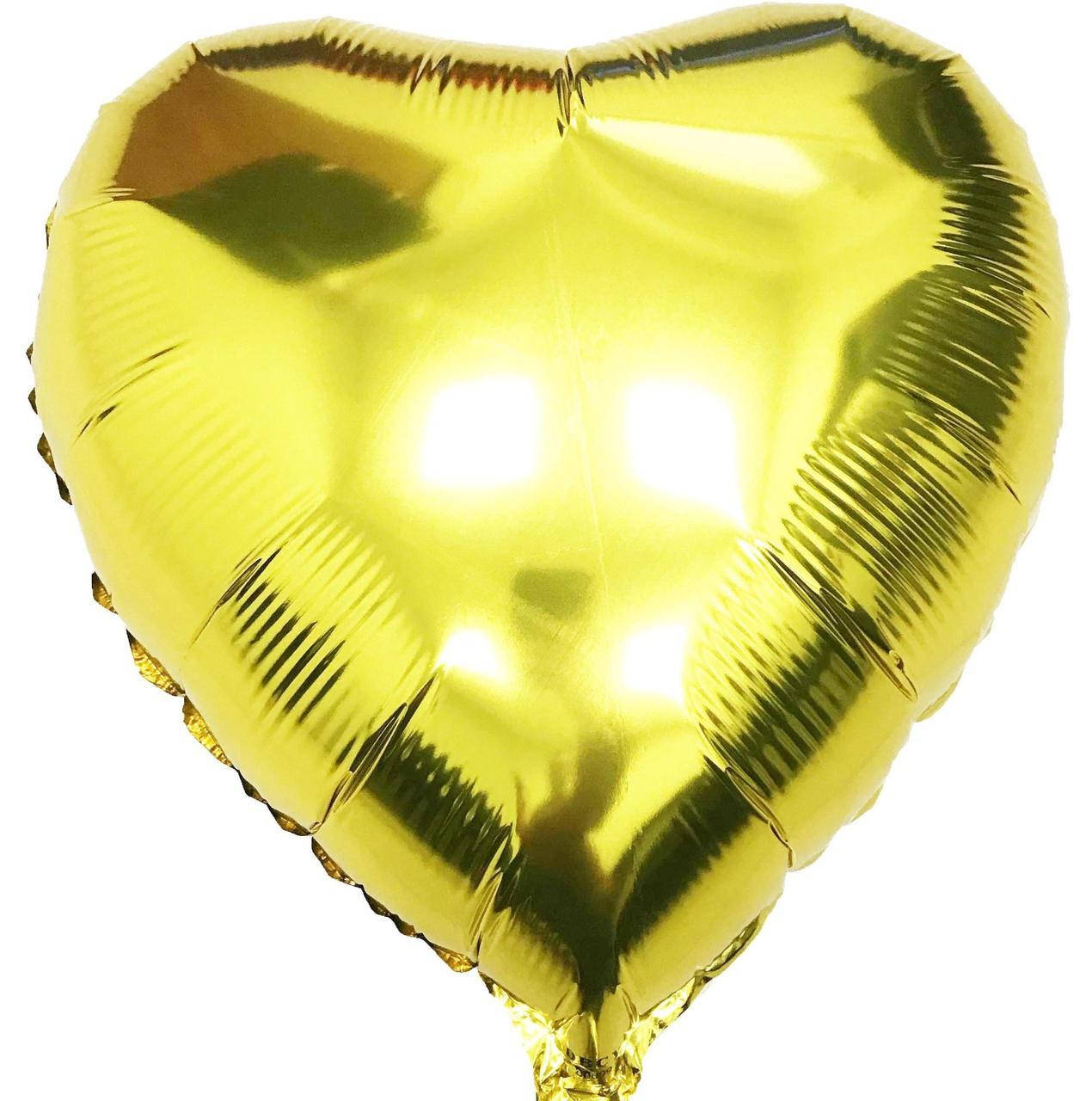 

18"/45 см Серце Золото Китай