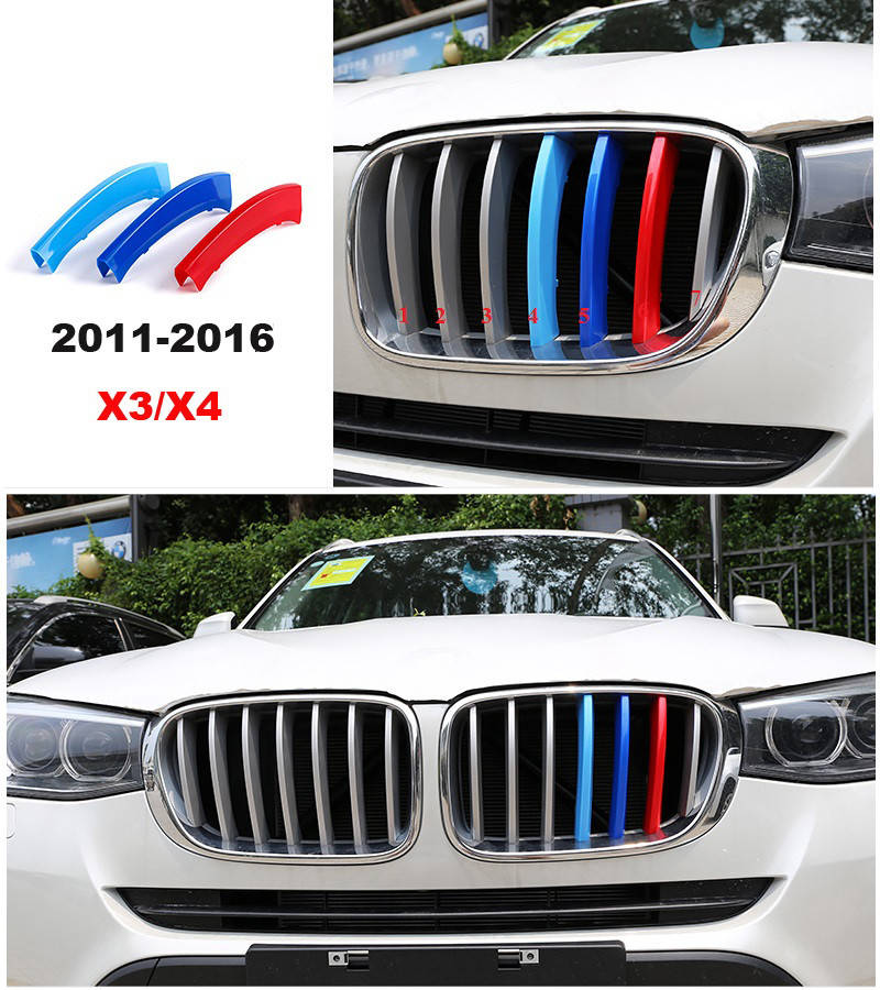 

Накладка решетки радиатора BMW X3 2011-2017 F25 М-стиль