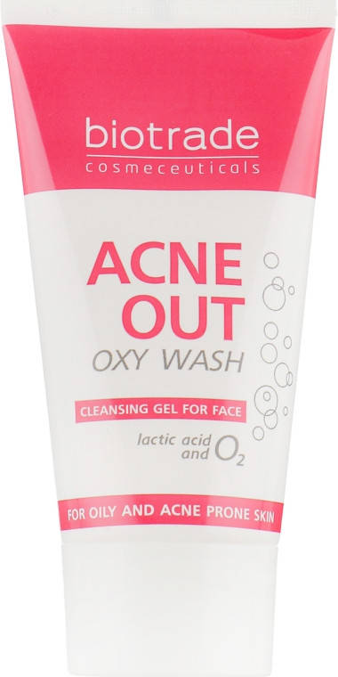 

Гель «Кислородное умывание» для жирной и проблемной кожи Biotrade Acne Out Oxy Wash Cleansing Gel For Face