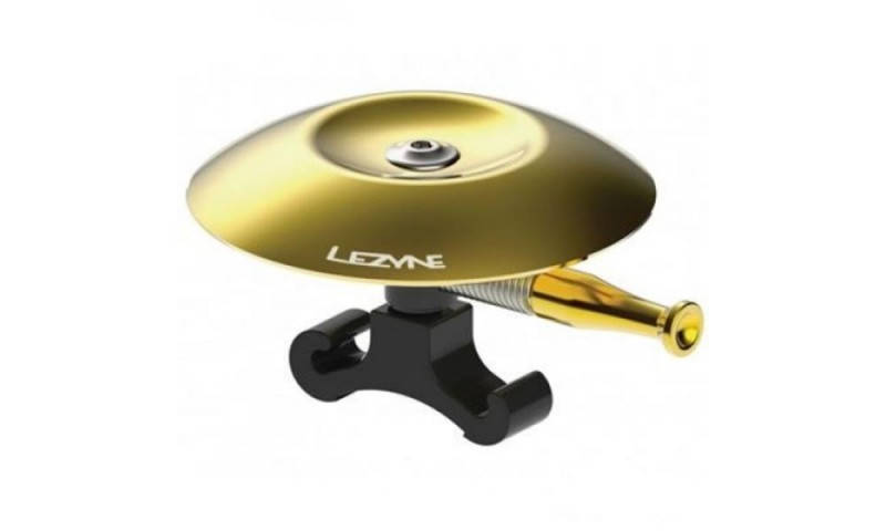 

Звонок Lezyne CLASSIC SHALLOW BRASS BELL черный, Золотистый