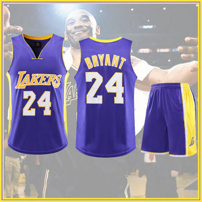 

Баскетбольная Форма фиолетовая Коби Брайант 24 Лейкерс Kobe Bryant Los Angeles Lakers
