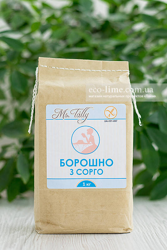 

Мука из сорго БЕЗ ГЛЮТЕНА 1 кг, MsTally
