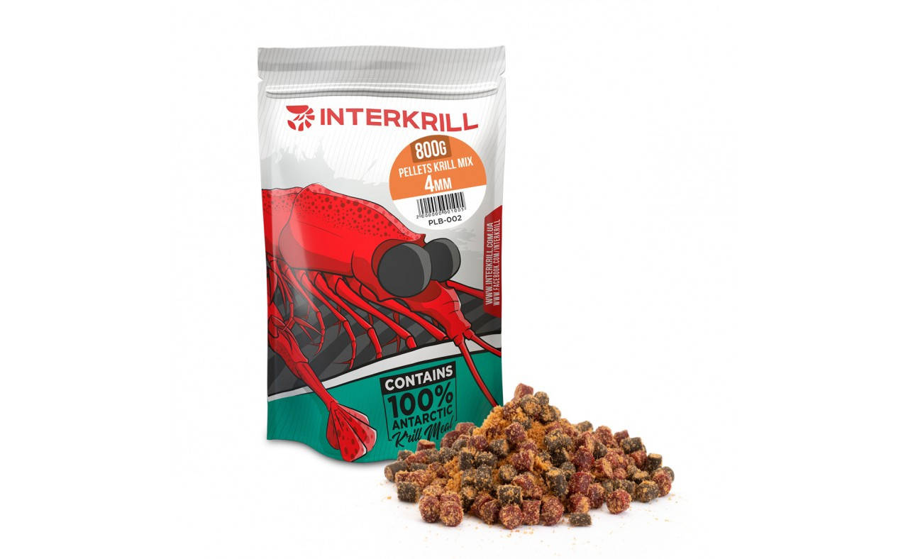 

Пеллетс INTERKRILL 800гKRILL MIX 4мм