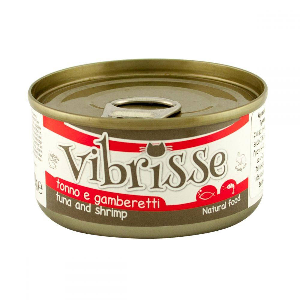 

Croci Vibrisse Тунец и креветки 70 г*4шт консерва для кошек