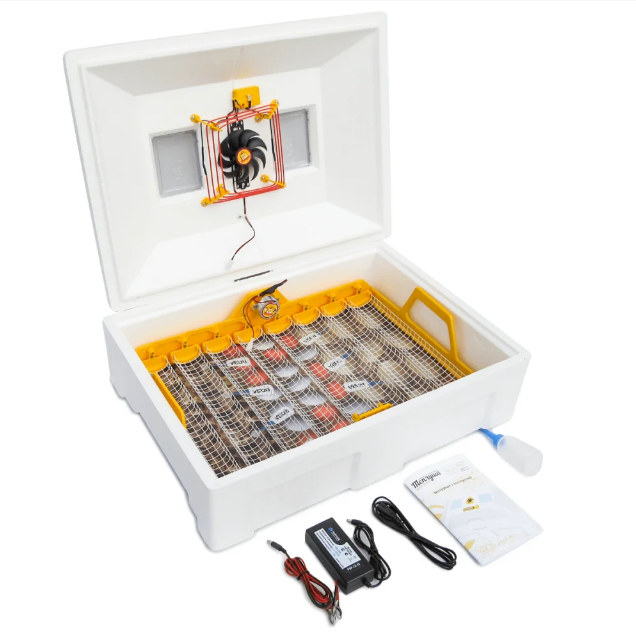 

Инкубатор автоматический Теплуша Люкс 72 Тэновый с Влагомером (220/12В)