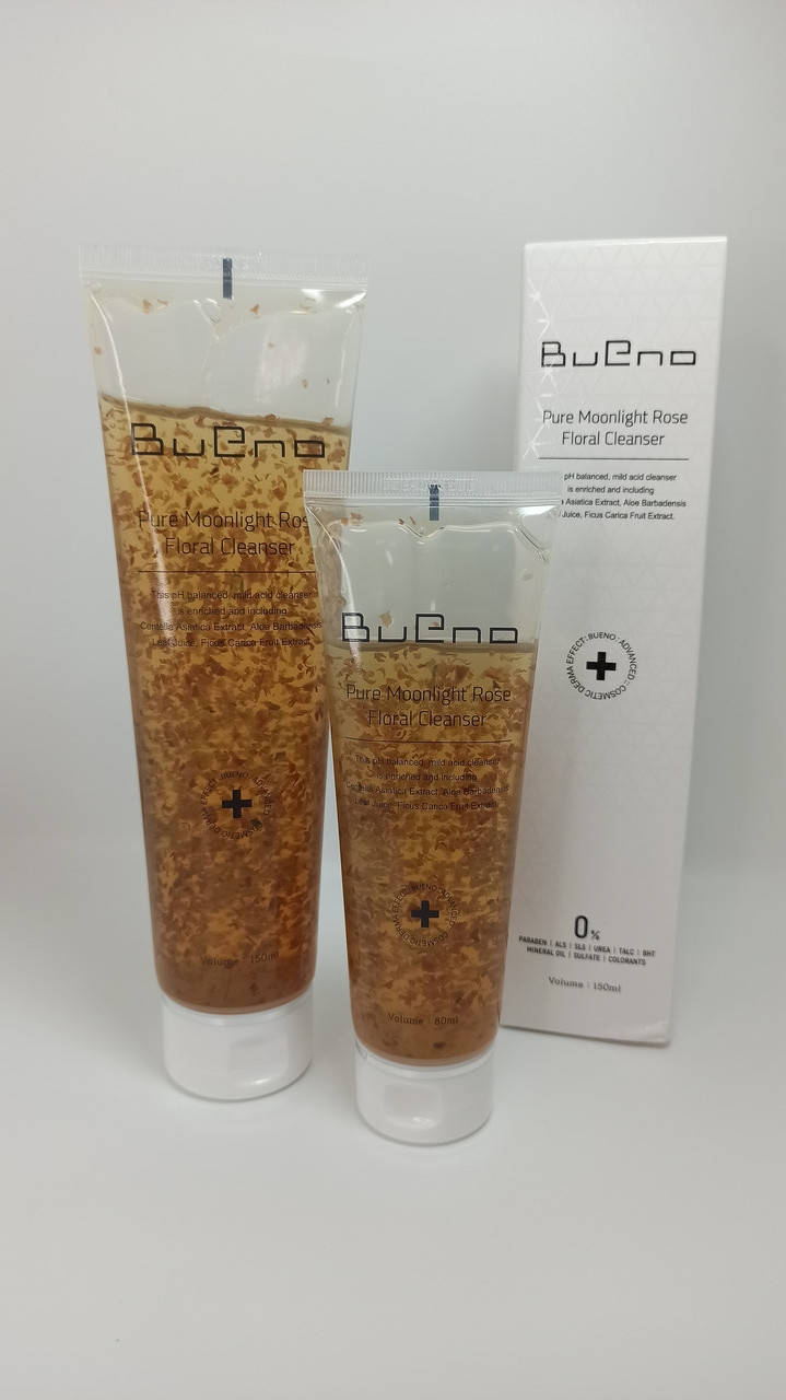 

Гель для умывания с лепестками роз Bueno Pure Moonlight Rose Floral Cleanser 150
