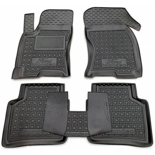 

Резиновые коврики в салон Ford Mondeo 3 2000-2007, Черный