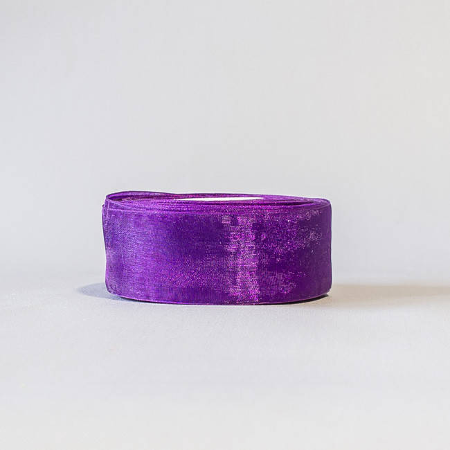 

Лента органза 4 см фиолетовый за 3м ЛО40-034