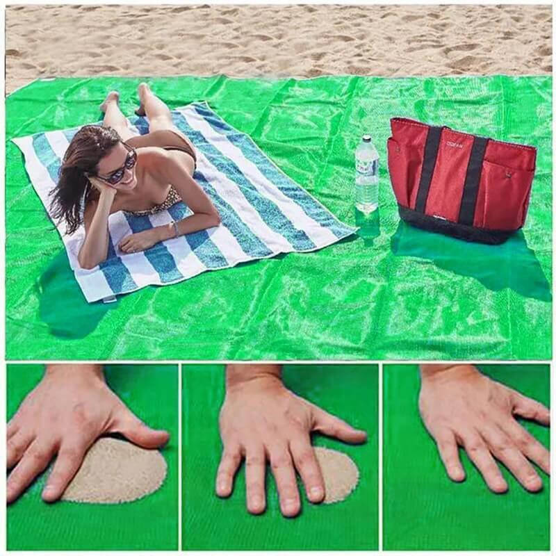 

Пляжная подстилка анти-песок Sand Free Mat (200x200) Зеленый | пляжный коврик | коврик для моря, цена улет